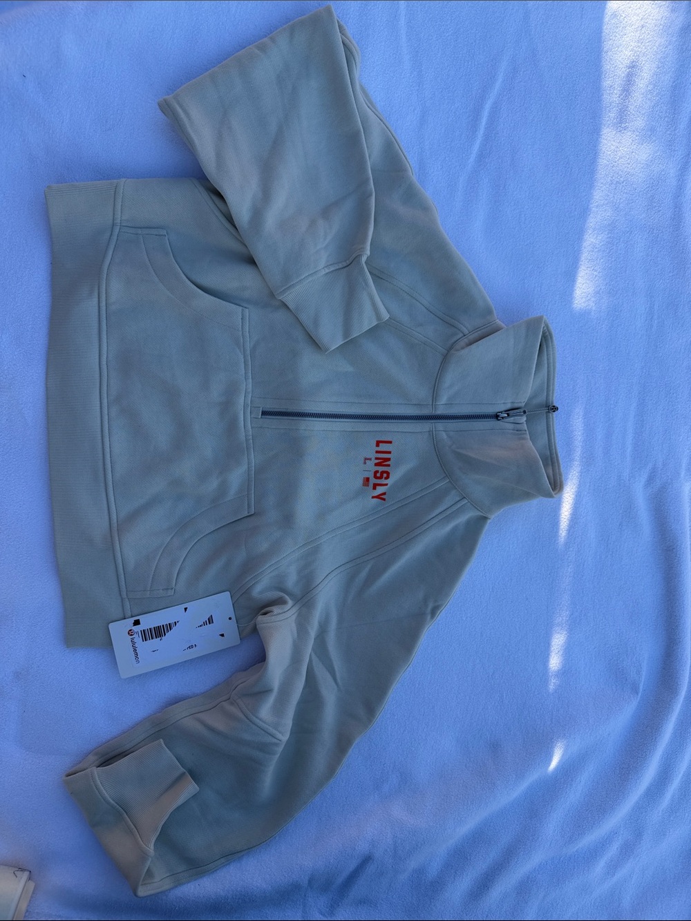 lululemon athletica Sage Green Half-Zip Pullover